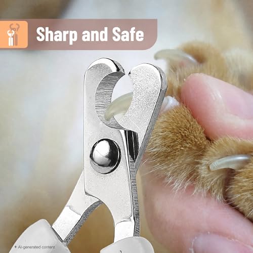Mr. Pen- Cat Nail Clipper, Raspberry Red & White Cat Nail Trimmer | Cat Nail Clippers, Cat Claw Clippers, Cat Clippers for Nails, Pet Nail Clippers, Small Dog Nail Clipper Cat Claw Trimmer - color: Raspberry Red & White