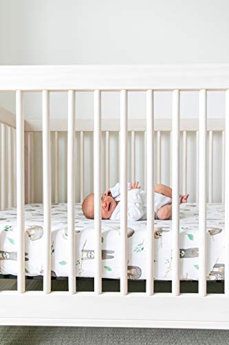 Copper Pearl Premium Knit Crib Sheets: Breathable and Soft, Fitted for Standard Mattresses, Perfect for Baby Registry or Shower Gift, Noah - color: Noah