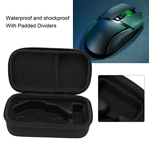ASHATA Gaming Mouse Case for, Shockproof EVA Shell Mouse Hard Case Storage Bag Portable Travel Carrying Case for