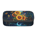 Yrebyou Sunflower Pencil Case Big Storage Pencil Pouch Multi-Functional Pen Bag Cute Lightweight Organizer for Aldult Office College - color: Yellow