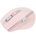 INFINMIND Wireless Bluetooth Side Scroll Mouse with Multi-Device, Ergonomic Computer Mice with Smart Flying Scroll, Quiet Click for Computer, Laptop, iPad, Tablet, MacBook (Pink) - color: Pink