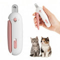 Cat Nail Clippers, Adjustable Hole Anti Over Cutting Trimmer with Hidden File & Anti-Splash Storage for Small Pets (Pink) - color: Pink