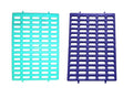 Saguaro Acres Rabbit and Small Animal Cage Resting Mat for Wire Floored Cages 2 Pack (Purple & Teal) - color: Purple & Teal