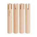 Niteangel Set of Beech Stilts for Elevating & Safely Setting Niteangel Multi-Chamber Series Maze House (Set of 4 Stilts (5.9'' H)) - size: Set of 4 Stilts (5.9'' H)