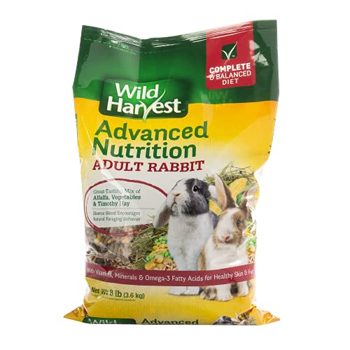 Wild Harvest Advanced Nutrition Diet For Adult Rabbits, 8 Lbs - size: 8 Pound (Pack of 1)