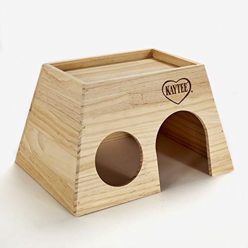 Kaytee Woodland Get-A-Way Extra Large, Brown - size: 14.0"L x 10.3"W x 8.3"H
