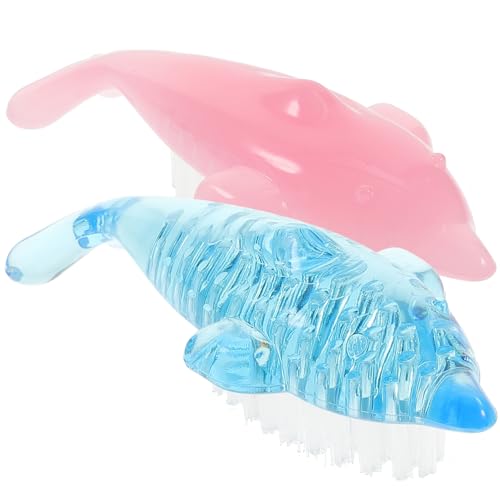 4pcs Manicure Tool Animal Shaped Nail Brush Multipurpose Nail Surface Powder Brush Random Color