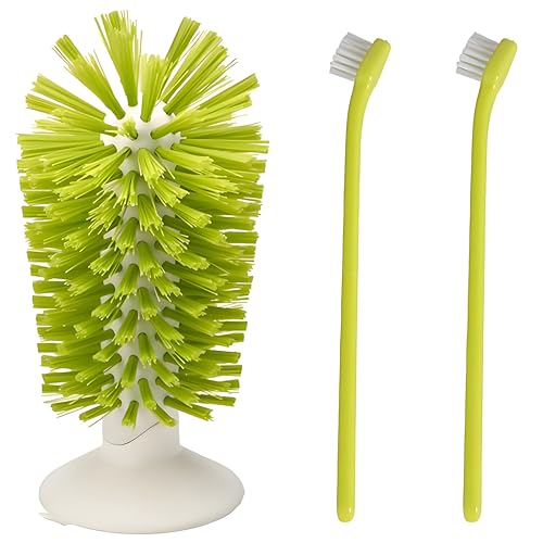 Turtle Brush with Suction Cup-Tortoise Shell Cleaner&Scratch Tool for Turtle Tanks-Aquatic Turtle Tank Accessories(3Pcs)