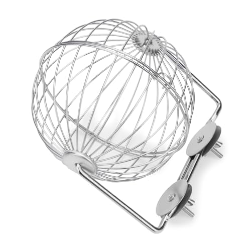 Rabbit Hay Ball Stainless Steel Hanging Feed Dispenser for Bunny Hamster Guinea Pig Rat Chinchilla (B: 5.11inch, Silver) - size: B: 5.11inch