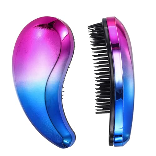 Small Dog Brushes, Grooming Brushes Puppies Hair Remover (Gradient Color, 2 Pcs) - color: Gradient Color