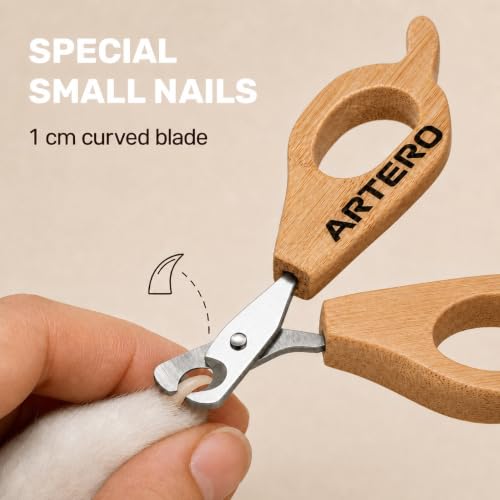Artero Professional Nail Clippers for Dogs and Cats (Mini - Nature Collection)