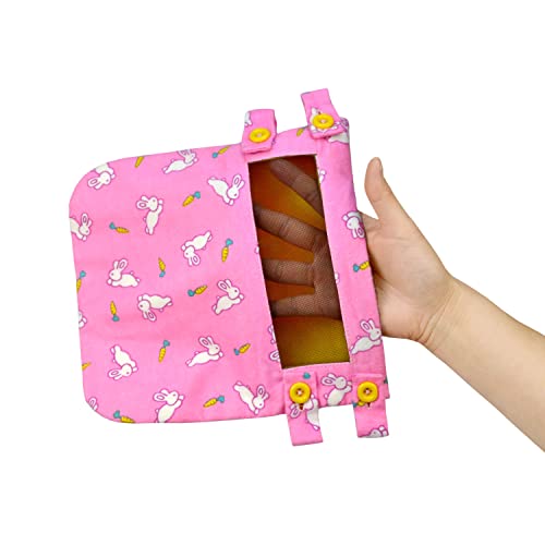Sugar Glider Bra Pouch with Window Screen Bra Bonding Pouch for Gliders Ferret Rat Small Pets Large Design