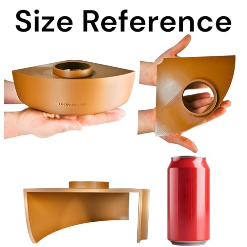 Reptile Corner Underground Cave Viewing Hide | Hognose Snake, Corn Snake & Leopard Gecko Hideout Reptile Habitat Tank Enrichment | Decor Decoration Accessories Supplies Toys Ornaments - color: Brown