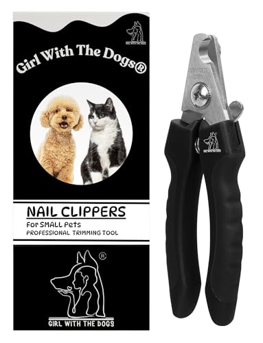 Pet Nail Clippers by Girl With The Dogs, Nail Clippers for Grooming and Claw Care for Cats/Dogs (Small) - size: Small