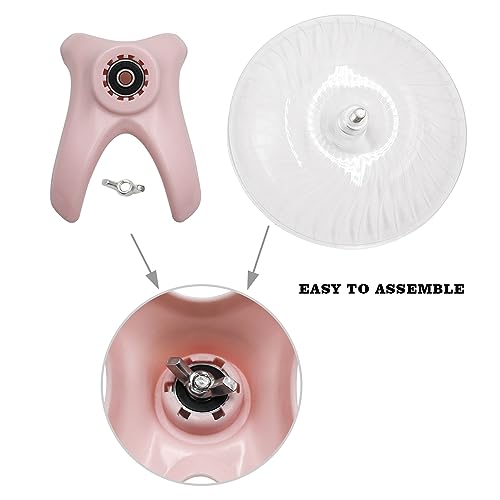 Hermit Crabs Wheel Toy, Hamster Running Wheel Toys, Small Animals Cage Accessory, Tank Accessory, Suitable for Hermit Crab Hamster Rat - color: Pink, size: Small