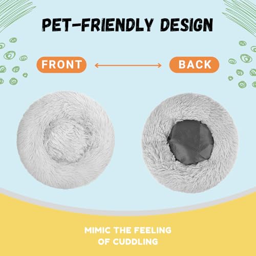 Bunny Bed 2 Pack Large Rabbit Hideout Soft & Comfortable | Small Animal Bedding, Cozy Bed Mat, Warm Hideaway, Cage Accessories for Guinea Pig - color: Grey+Pink