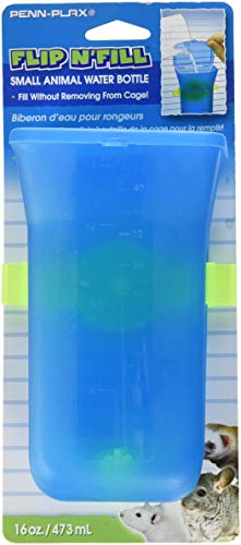 Penn Plax Flip N Fill Water Bottles for Small Animals, 10.5-Inch - size: 16oz