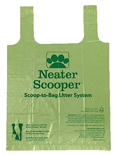 Neater Pets Neater Scooper Standard Size Refill Bags for Standard Neater Scooper Litter Scoop with Bags (12 Boxes, 180 Count) - size: 1 Count (Pack of 180)