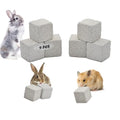 PINVNBY 9 Pcs Lava Blocks for Chinchillas,Hamster Chew Stones Square Mineral Calcium Bunny Teeth Pumice Grinding Chew Toys for Guinea Pig Rat Rodent - size: 【9 PCS】