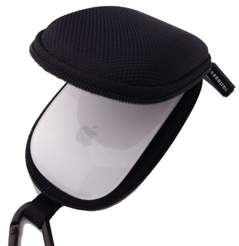 Tough Travel Carrying Case for Apple Magic Mouse 1 and 2 | Hard Shell Ballistic Nylon (Black)