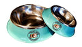 Non-Tip Metal Guinea Pig Pellet Dish Bowl Goes with The Space House Guinea Pig Hidey Many Colors (XL Bowl, Teal) - color: Teal