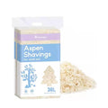 Niteangel Aspen Shaving Hamster Beddings for Syrian Dwarf Hamster Gerbil Mice Degu Rat Rabbit Bunny Guinea Pig Chinchilla Hedgehog or Other Small Pets (30L - 4mm) - size: 30L - 4mm