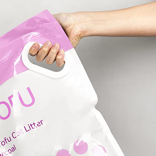 I AM TOFU - Tofu Cat Litter, Low Dust Lightweight Clumping Litter with Odor Control (10 LBS, Honey Peach) - color: Honey Peach