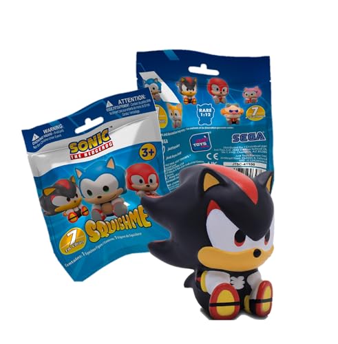 Sonic the Hedgehog SquishMe Series 3 Blind Pack – Includes Special Flocked Sonic – Officially Licensed Collectible - style: SquishMe Series 3