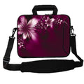 10 inches Messenger Bag Carrying Case Sleeve with Handle Accessory Pocket Fits 7 to 10-Inch Laptops/Notebook/ebooks/Kids tablet/Pad (7-10.2 inch, Flowers) - color: Flowers, size: 7-10.2 inch
