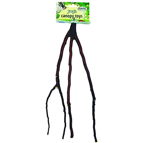 Exotic Nutrition Manzanita Branch 17" x 1/2" (Medium) - Durable Natural Cage Accessory - for Sugar Gliders, Marmosets, Squirrels, Birds, Parrots, Degus, Chinchillas & Other Small Animals