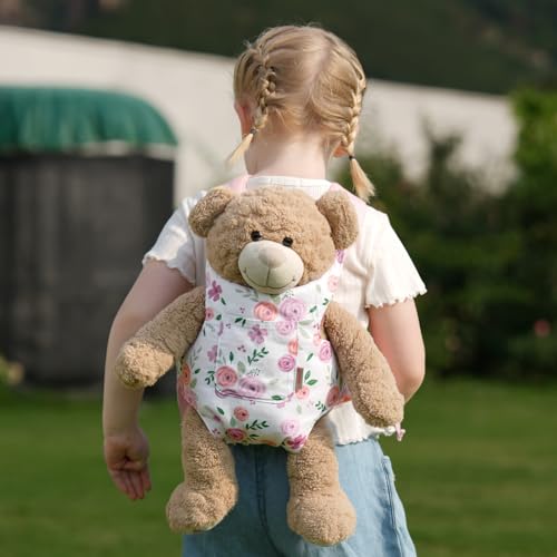 GAGAKU Toy Baby Dolls Carrier for Kids, Reborn Baby Doll Carrier Accessories for Toddlers & Girls - Rose - color: 7_roses