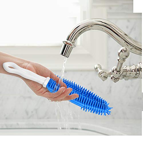 Pet Hair Remover,Car & Auto Detailing Brush,3 Pieces | Lint Remover for Dogs Cats, Rubber Massage Brushes for Furniture, Car Interiors, Carpet