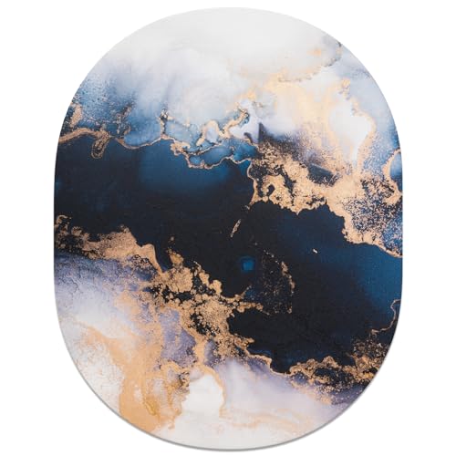 Rimilak Small Mouse Pad 6 x 8 Inch, Takes up Wrist and Mouse Space, Waterproof Compact Mini Mouse Mat for Laptop Computer Wireless Mouse Keyboard Home Office Travel,Blue Gradient Marble - color: Blue Gradient Marble, size: 8L x 6W inches