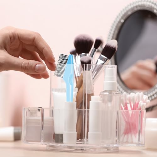 Yaomiao 2 Pcs Hair Brush Cleaner Tool 2-in-1, Light Blue Hairbrush Cleaner for Removing Hair Dust, Mini Comb for Removing Dirt, Home Salon Use - color: Light Blue