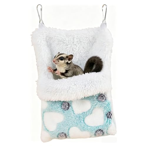 Sugar Glider Bonding Pouch, Sugar Glider Pouch, Comfortable Sleeping Bag for Sugar Gliders and Small Animals, Heart Pattern Design
