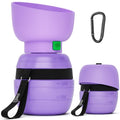 Pecute Portable Dog Water Bottle, 2 in 1 Cat Dog Travel Water Bottle Bowl Leakproof with Double Seal, BPA Free, Lightweight, Pet Small Animal Water Bottel Dispenser for Outdoor Walking Hiking Travels | Puppy Walking Water Bottel, Leakproof, BPA Free, Ligh