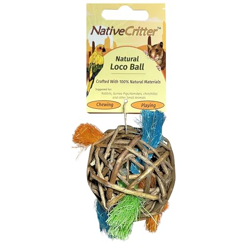 Willow Value Pack - Natural Safe Woven Wood Chew Toys - Hamsters, Guinea Pigs, Rabbits, Hedgehogs, Chinchillas, Rats, Ferrets, Sugar Gliders, Squirrels, Prairie Dogs, Marmosets, Degus, & Small Pets