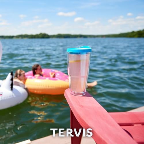 Tervis Disney Fundamentals Collection Made in USA Double Walled Insulated Tumbler Travel Cup Keeps Drinks Cold & Hot, 24oz, Mickey - color: Mickey, size: 24 Ounces