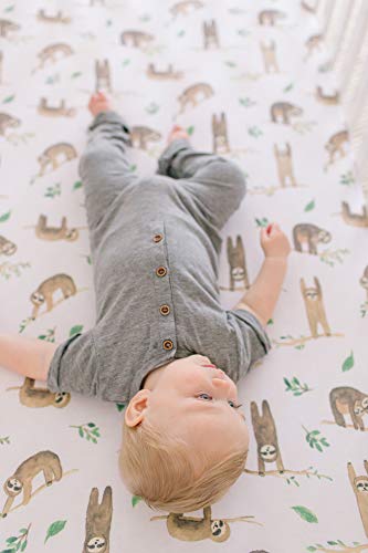 Copper Pearl Premium Knit Crib Sheets: Breathable and Soft, Fitted for Standard Mattresses, Perfect for Baby Registry or Shower Gift, Noah - color: Noah