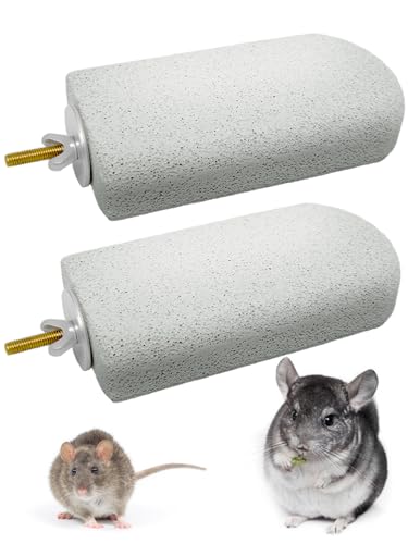 Chinchilla Lava Ledges Rat Climbing Platform 2 Pack Pumice Ledge Shelf Pet Chewing Grinding Toys Small Animals Cage Accessories for Totoro Squirrel Guinea Pig Hamster Gray - color: Gray, size: 2 PCS 5.11 x 2.75 x 0.98 inches