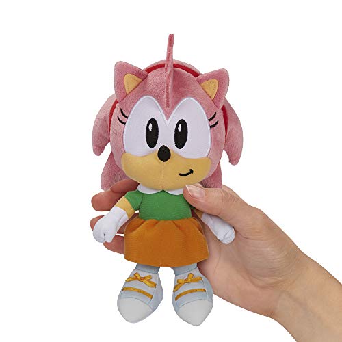 Sonic The Hedgehog Amy 7-Inch Plush Collectible Stuffed Figure - color: Amy
