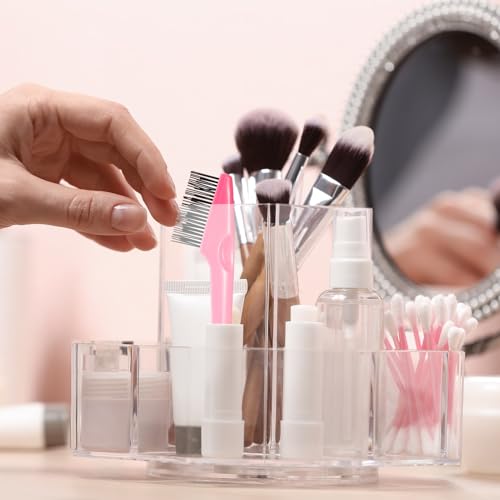 Yaomiao 2 Pcs Hair Brush Cleaner Tool 2-in-1, Pink Hairbrush Cleaner for Removing Hair Dust, Mini Comb for Removing Dirt, Home Salon Use - color: Pink