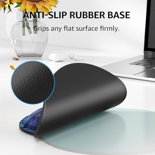 KTRIO Keyboard Wrist Rest & Mouse Pad with Wrist Rest, Starry Night | Memory Foam Wrist Support, Ergonomic Design, Non-Slip Base, Office and Home Use - color: Starry Night