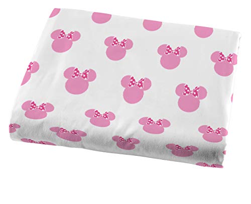Jay Franco Kids Sheet Set with Fitted, Flat Sheets & Pillow Cover - Ultra-Soft Bedding with Pillowcase for Room Decor, White - Minnie Mouse, 3 Piece Twin - color: White - Minnie Mouse, size: 3 Piece Twin
