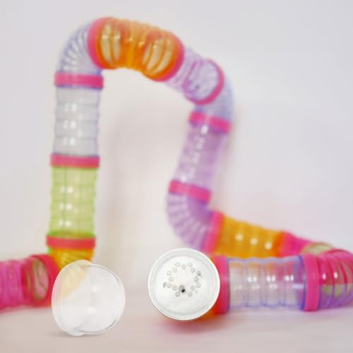 balacoo Hamster Tube Stopper 3pcs Holes Tubes Random Cap Chinchilla Toy Accessories DIY Cage | Tools Animals with Plugs External Pig Plastic Stopper Hole Mice Rat Guinea Small Pet Stoppers