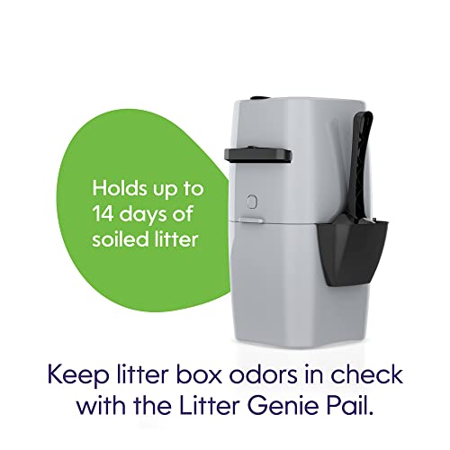 Litter Genie Standard Cat Litter Disposal Pail with 14 ft Standard Refill