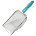 Murtenze Stainless Steel Cat Litter Scoop, Non-Stick Coated Metal Fine Sand Litter Scoop, Mesh Shovel for Reptile Kitten Pooper (Blue, 2mm mesh) - color: Blue