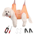 Guzekier Dog Grooming Hammock Harness for Dogs, Dog Nail Clipper - size: S（Suitable for 12-25lbs）