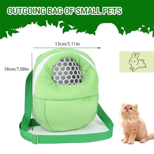 Carrier Hedgehog Portable Travel Backpack Breathable Outgoing Bag Bonding Pouch for Small Pets Hamsters Sugar Glider Chinchilla Guinea Pig and Squirrel