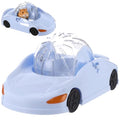 Hamster Exercise Ball Sports Car, Hamster Car with Detachable Transparent Ball, 3 Modes Funny Exercise Wheel, Small Exercise Ball for Dwarf Small Pet (Blue)